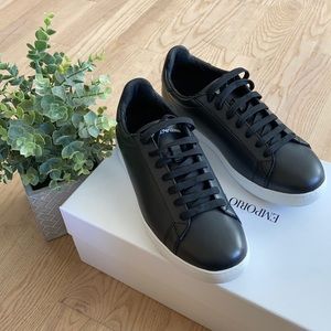 EMPORIO ARMANI Black Low Top Sneaker